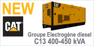 Groupe électrogène diesel C13 400-450 kVA