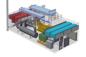 Centrale de cogénération - St Jean (35)