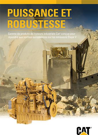 Moteurs industriels Caterpillar - Etape V